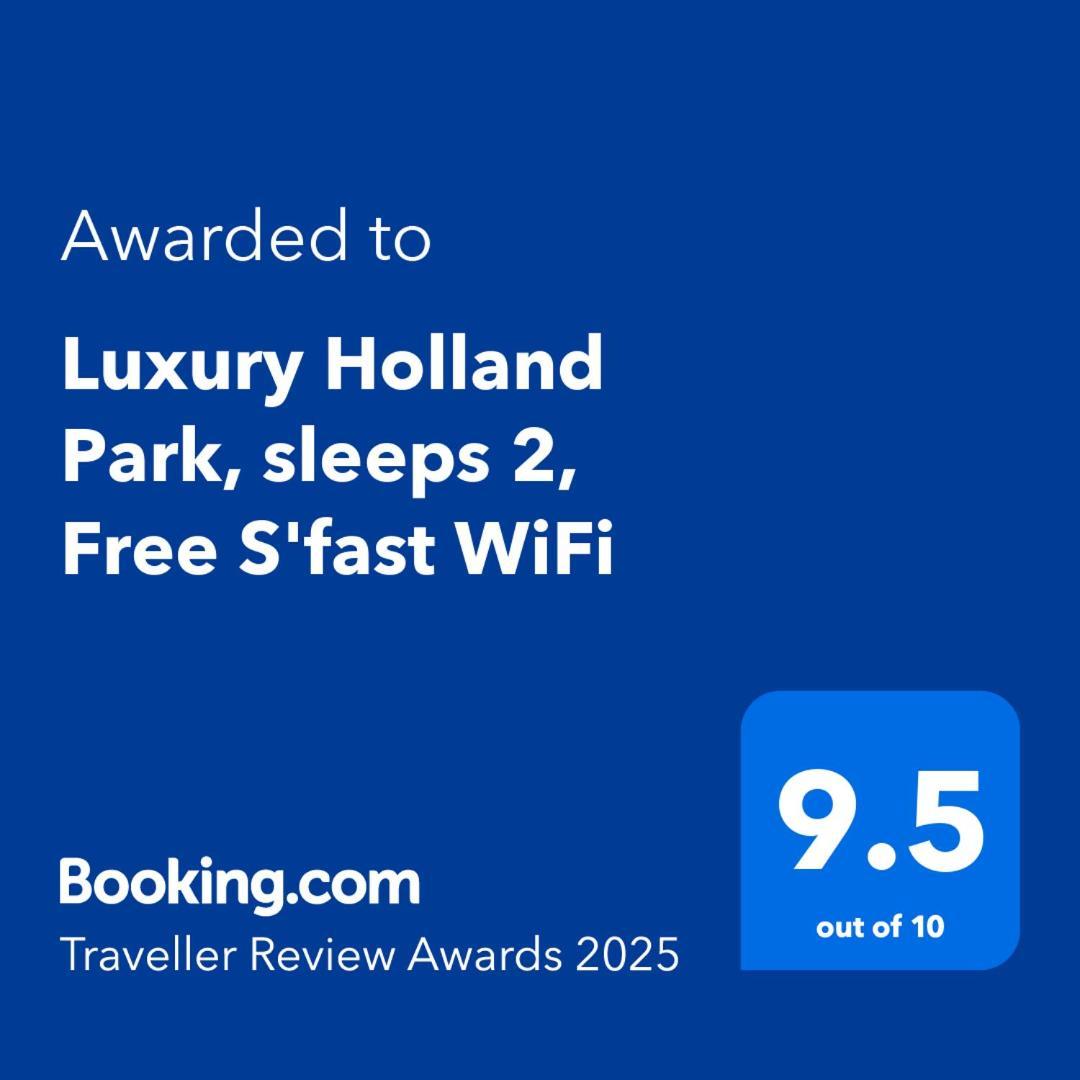 Luxury Holland Park, Sleeps 2, Free S'Fast Wifi Leilighet London Eksteriør bilde